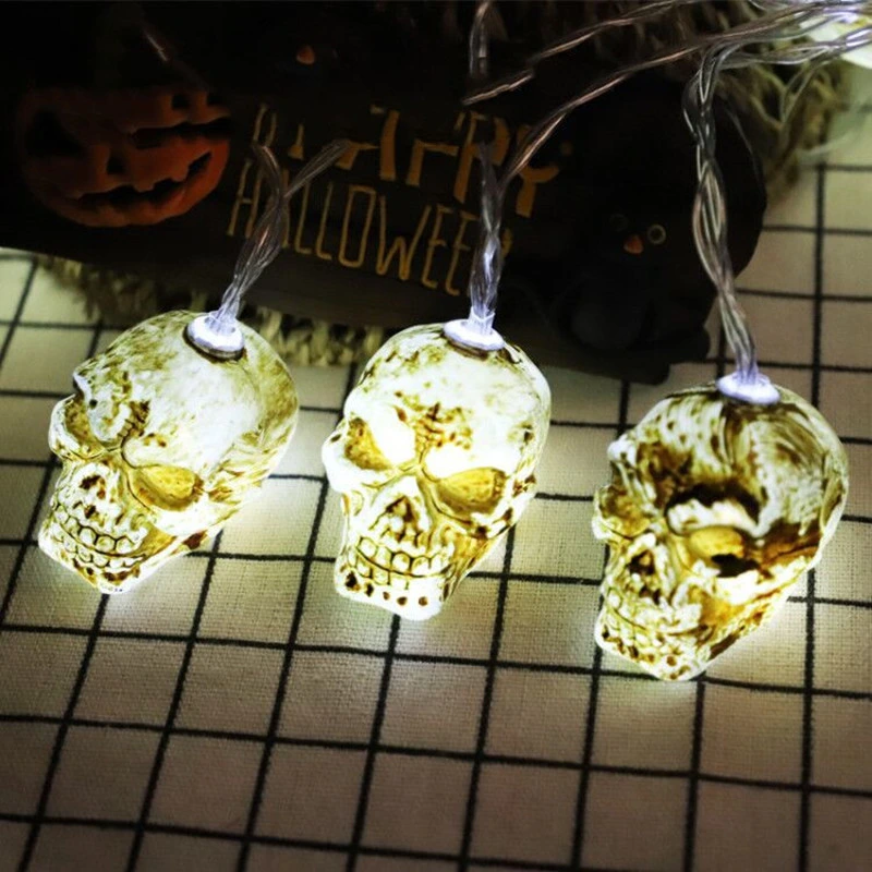 2022 Factory Wholesale Halloween LED String Lights IP42 LED Garland Spiders String Light