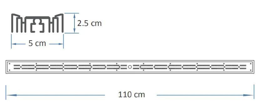 35/40W Full Spectrum Dimmable Waterproof LED Grow Light for Spider Farmer Greenhouse and Vertical Farms