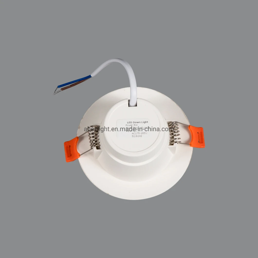 New Design Tricolor Light Conversion Plastic CCT Mini 3W LED Downlight