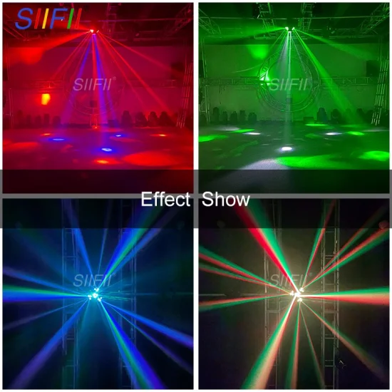 Profesional Nuevo LED 4in1 Laser+Bee Eye+Beam+Strobe LED Christmas Special Effect Light