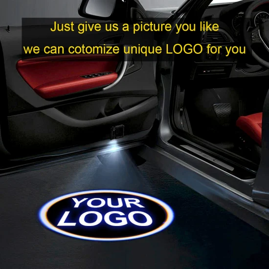 Haizg, producto en oferta, lámpara de proyección automática, luz láser, logotipo inalámbrico para puerta de coche, luz de bienvenida