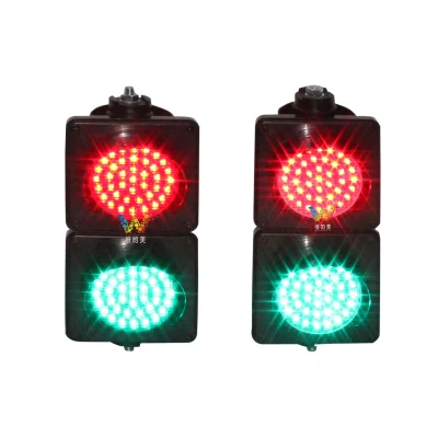 Luz de señal de tráfico LED de bola completa amarilla verde roja tricolor con carcasa de aluminio de plástico