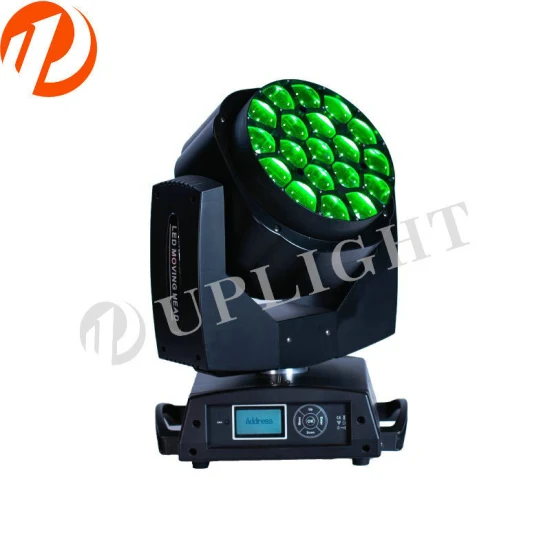 19PCS 15W RGBW LED Matrix Beam Sharpy DJ Precio de luz Cabeza móvil Zoom Wash Stage Light