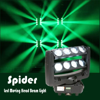 8 * 10W RGBW LED 8 Head Spider Beam Luz principal móvil para iluminación de club Iluminación de DJ